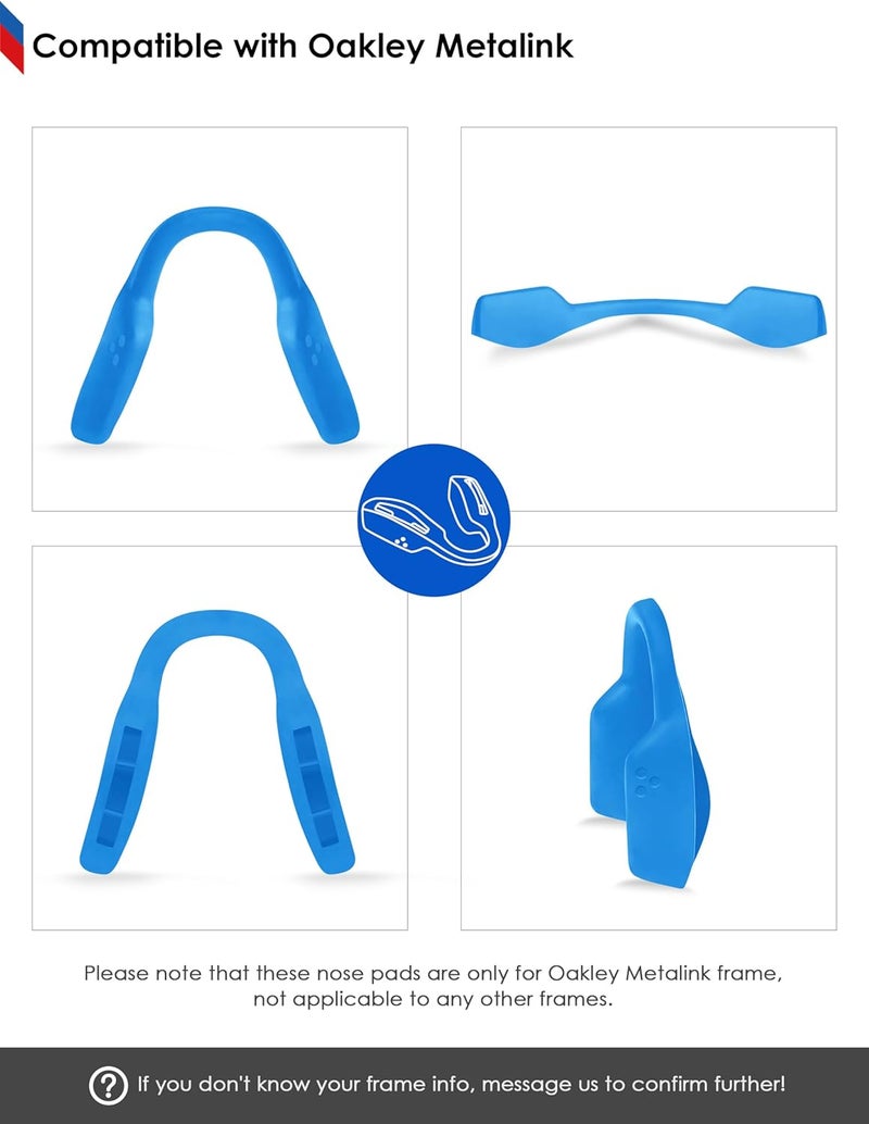 BLAZERBUCK Replacement Nose Piece Nose Pads for Oakley Metalink OX8153 Eyeglasses - Image 5